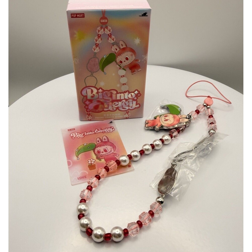 Pop Mart Labubu Big Into Energy Phone Charm Blind Box - Confirmed LOVE